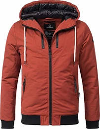 Herren Winter Jacke Kapuzenjacke 486837 Braun Gr. L