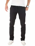 Pittman Herren Chino Hose Type Slim Fit Titibu Blau/Dark Navy