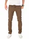 PITTMAN Herren Chino Hose Type - Slim Fit - Chinohose Gemustert, Beige (Chestnut 191118), W29/L32