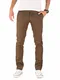 WOTEGA Herren Chino Hose Pattern - Slim - Chinohose Gemustert, Beige (Chestnut 191118), W29/L32