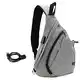 VBIGER Brusttasche Schultertasche Herren Sling Rucksack Outdoor Brusttasche Sport Schultertasche mit USB Kabel und Ladeanschluss