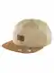 Herren Kappe REELL Suede 6-Panel Cap, Creme, Einheitsgröße