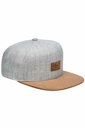 Cap Suede 6-Panel Cap, lt. heather grey, Einheitsgröße