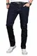 A. Salvarini Designer Herren Jeans Hose Basic Stretch Jeanshose Regular Slim [AS042 - Denim Blue - W32 L32]