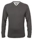 Tommy Hilfiger Herren Vneck Pullover CLASSIC HTR V-NK CF, Größe: M, Farbe: Anthrazit