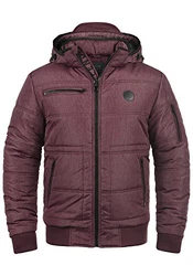 Blend Herren Winterjacke Boris Teddy Wine Red (73812)