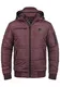 Blend Boris Herren Winter Jacke Steppjacke Winterjacke gefüttert mit Stehkragen und Abnehmbarer Gefütterter Kapuze, Größe:M, Farbe:Wine Red (73812)