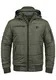 Blend Boris Herren Winter Jacke Steppjacke Winterjacke gefüttert mit Stehkragen und Abnehmbarer Gefütterter Kapuze, Größe:L, Farbe:Peat Green (77200)