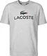 Lacoste TH7021 Klassisches Herren Basic T-Shirt mit Krokodil Logo Aufdruck, Rundhals, Kurzarm, Regular Fit, für Freizeit und Sport, 100% Baumwolle Grau (Silver Chine CCA), EU 8