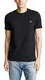 Fred Perry Herren Ringer T-Shirt, schwarz, Mittel