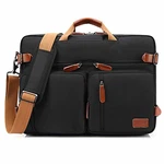 CoolBELL umwandelbar Aktentasche Messenger Bag Umhängetasche Laptop Tasche Business Backpack Multifunktions Reise Rucksack Schwarz
