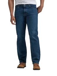 Wrangler Authentics Herren Klassische 5-Pocket-Relaxed Fit Jeans, Military Blue Flex (blau), 32W / 32L