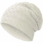 Compagno warm gefütterte Wintermütze Beanie Strickmütze Hat Herren Damen Mütze Haube Einheitsgröße Creme
