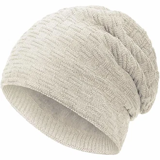 Compagno warm gefütterte Wintermütze Beanie Strickmütze Hat Herren Damen Mütze Haube Einheitsgröße Beige Compagno warm gefütterte Wintermütze Beanie Strickmütze Hat Herren Damen Mütze Haube Einheitsgröße Beige