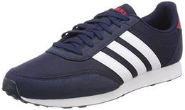 Herren V Racer 2.0 CG5706 Gymnastikschuhe, Blau (Collegiate Navy/FTWR White/Scarlet), 43 1/3 EU