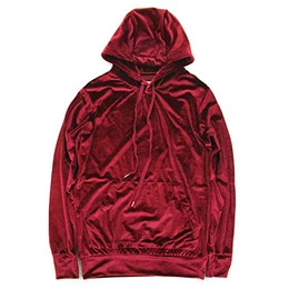 Kapuzenpullover Samt Velours Oversized Hip Hop Herbst