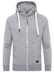Yazubi Herren Kapuzenjacke Jacob Grau (154703)