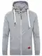 Yazubi Herren Sweatjacke Hoodie mit Reißverschluss Jacob, Grau (Mirage Gray 154703), M