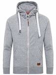 Yazubi Herren Kapuzenjacke Jacob Grau Yazubi Herren Kapuzenjacke Jacob Grau