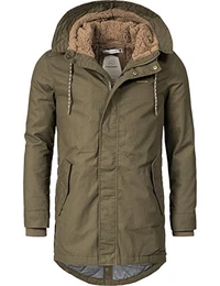 Herren Winterparka Wintermantel Mr Smith Olive Gr. XL