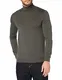 Amazon-Marke: MERAKI Herren Pullover Amzm021-m, Grün (Khaki), M, Label: M