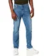 Cross Damien Herren Slim Jeans, Blau (Hellblau 007), 32 W / 32 L.