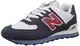 New Balance Herren Ml574E Sneaker, Grün (Green/ML574ESC), 43 EU