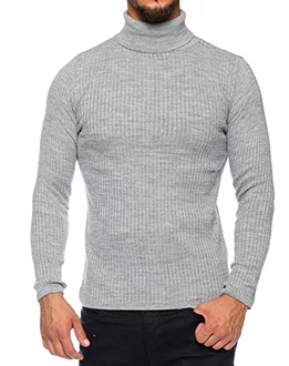 Karl's People Herren Feinstrick Rollkragenpullover K-107 Grau Karl's People Herren Feinstrick Rollkragenpullover K-107 Grau