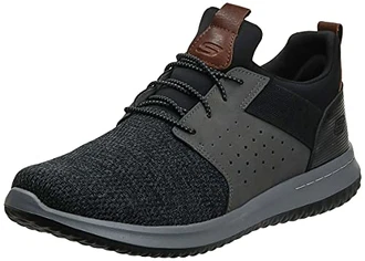 SKECHERS Sneaker Delson Camben Schwarz/Schwarz