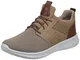 Skechers Herren Delson Camben Sneaker, Lt Brown Mesh W Synthetic, 45 EU