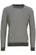 Blend BHNathan Herren Strickpullover Feinstrick Pullover mit Rundhals-Ausschnitt Rippbündchen 100% Baumwolle Regular fit, Größe:M, Farbe:Ebony Grey (75111)