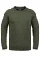 Blend John Herren Strickpullover Feinstrick Pullover Mit Rundhals Und Melierung Aus 100% Baumwolle, Größe:M, Farbe:Burnt Olive (77011)