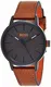 Hugo Boss Orange Herren-Armbanduhr Quarz mit Leder Armband 1550054