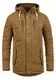 !Solid Dry Jacque Herren Jacke Parka Mantel Winterjacke gefüttert mit Abnehmbarer Kapuze, Größe:L, Farbe:Cinnamon (5056)