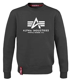 Alpha Ind. Basic Sweater schwarz - M