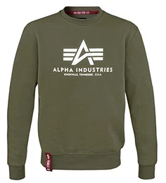 Alpha Ind. Basic Sweater dark green - M