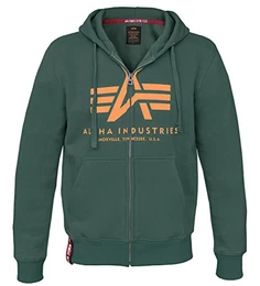 Alpha Ind. Basic Zip Hoody dark petrol - M