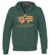 Alpha Ind. Basic Zip Hoody dark petrol - M