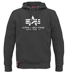 Alpha Ind. Basic Hoody Pullover schwarz