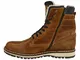 BULLBOXER Herren Stiefel, Männer Schnürstiefel,Boots,Chukka Boots,Schnürung,gefüttert, schnürung gefüttert Freizeit Boots,Cognac,43 EU / 9 UK