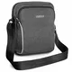 Verran Umhängetaschen Herren Vintage Messenger Bag Wasser- und Kratzfeste Umhängetasche mit Stoßdämpfer Tablettenhalter 26x6x21 Zentimeter Schwarzgrau
