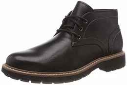 Herren Batcombe Lo Chelsea Boots, Schwarz (Black Leather), 43 EU