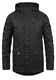 !Solid Bello Long Herren Winter Jacke Parka Mantel Lange Winterjacke gefüttert mit Kapuze, Größe:M, Farbe:Black (9000)
