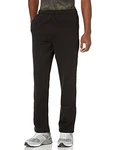 Amazon Essentials Herren Fleece-Jogginghose mit offenem Saum Schwarz