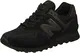 New Balance Herren 574v2 Core Sneaker, Schwarz (Schwarzout), 44 EU