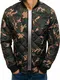 BOLF Herren Bomberjacke mit Kapuze J.Style AK97 Grün M [4D4]