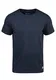 Blend Barnd Herren T-Shirt Kurzarm Shirt Mit Rundhalsausschnitt, Größe:M, Farbe:Navy (70230)