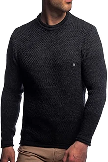 Carisma Herren Strickpullover K-113 Anthra (7398)