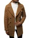 OZONEE Herren Mantel Wintermantel Trenchcoat Jacke Übergangsjacke Coat Winter Herbst Lang Warm Stehkragen Reverskragen Elegant Klassischer Outdoor Gepolstert J.Boyz 1048 BEIGE M OZONEE Herren Mantel Wintermantel Trenchcoat Jacke Übergangsjacke Coat Winter Herbst Lang Warm Stehkragen Reverskragen Elegant Klassischer Outdoor Gepolstert J.Boyz 1048 BEIGE M