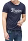 TOM TAILOR Denim Herren T-Shirt mit Logo Print 1001873, 10343 - Night Sky Blue, M